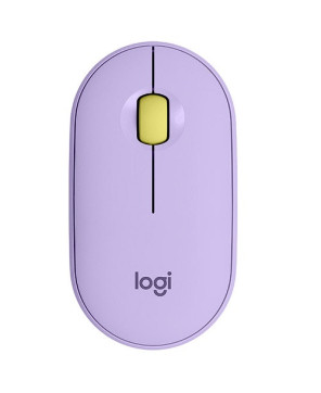 Logitech Pebble M350 Wireless Mouse in Lavender Lemonade 910-006666