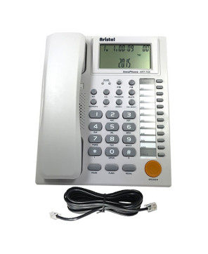 Aristel Single Line 16 Key Analogue Telephone in White ART705BULK - (Pack of 20)