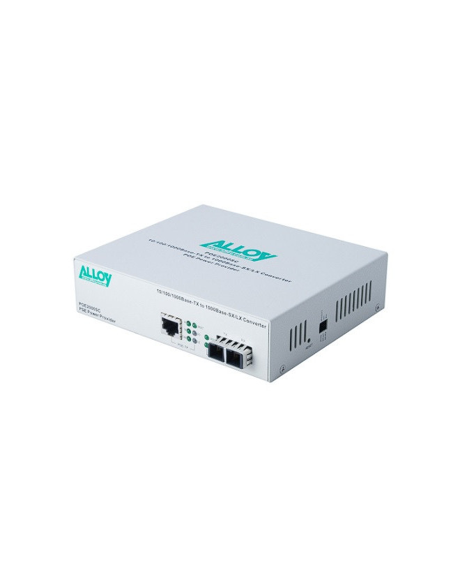 Alloy POE3000ST PoE+ RJ-45 to 1000Base-SX Multimode Media Converters