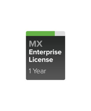 Cisco 1-Year EOS Meraki Enterprise License and Support LIC-MX64-ENT-1YR for Meraki MX64 Security Appliance