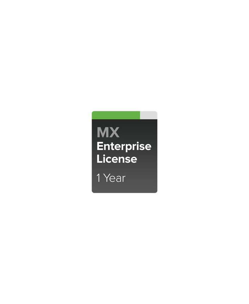 Cisco 1-Year EOS Meraki Enterprise License and Support LIC-MX64-ENT-1YR for Meraki MX64 Security Appliance