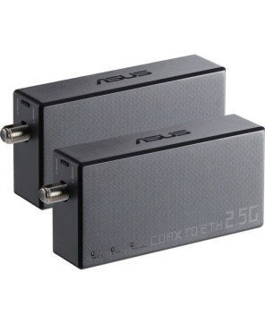 ASUS MA-25 MOCA 2-Pack 2.5 Coax to Ethernet Adapter MA-25-2-PK