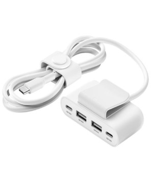 Belkin BoostCharge 4 Port Power Extender in White BUZ001BT2MWHB7