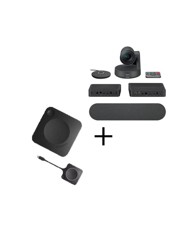  Bundle Logitech Rally Ultra-HD Conference System Kit with Barco ClickShare CX-20 Conference Kit Gen2 BARCO-CX20G2-RALLY