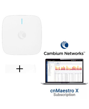 Bundle Cambium Networks XV2-21X Indoor Dual radio Wi-Fi 6 Access Point with Cambium CNMaestro X 3Years Sub XV2-21X0A00-RW-DOUBLEQ123