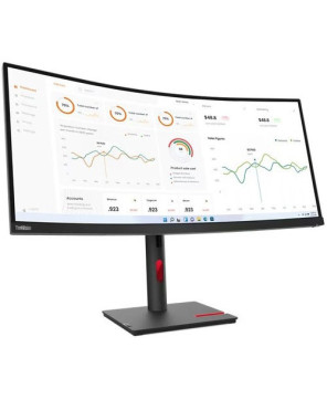 Lenovo ThinkVision T34W-30 34" WQHD VA Widescreen LCD Monitor 63D4GAR1AU