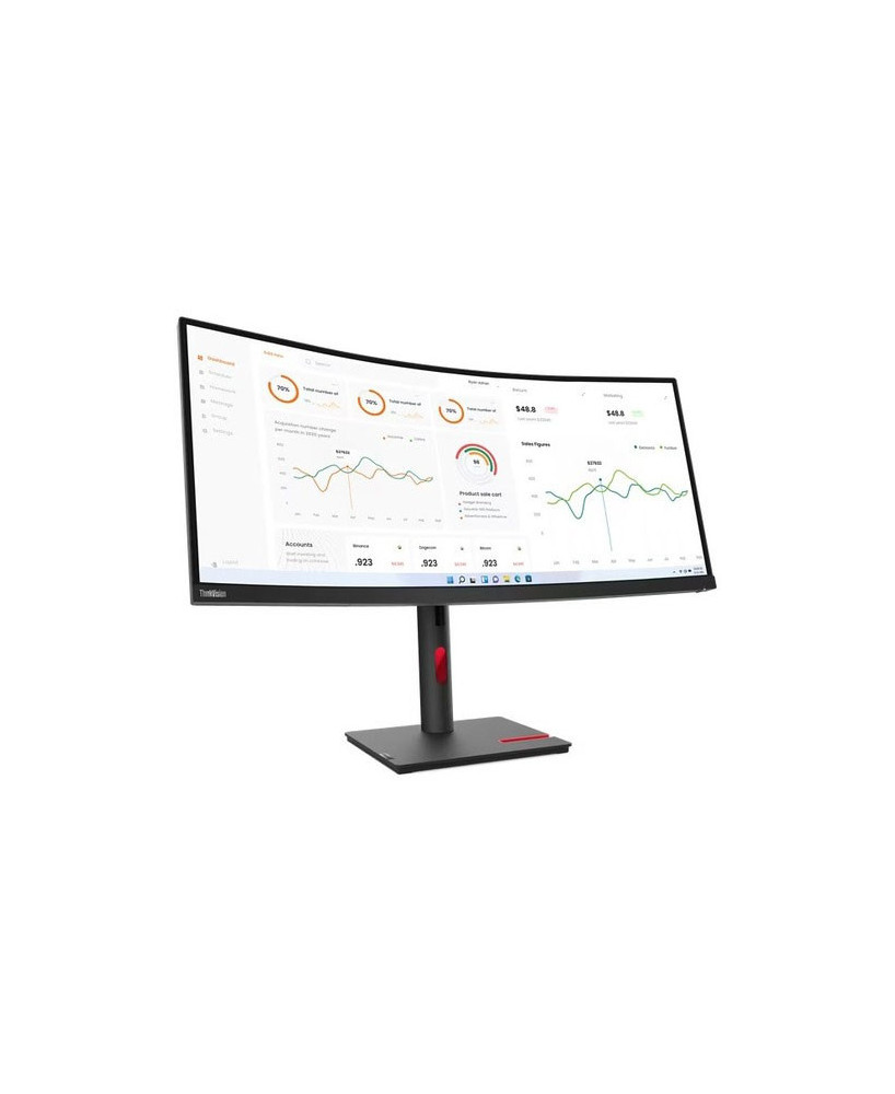 Lenovo ThinkVision T34W-30 34" WQHD VA Widescreen LCD Monitor 63D4GAR1AU