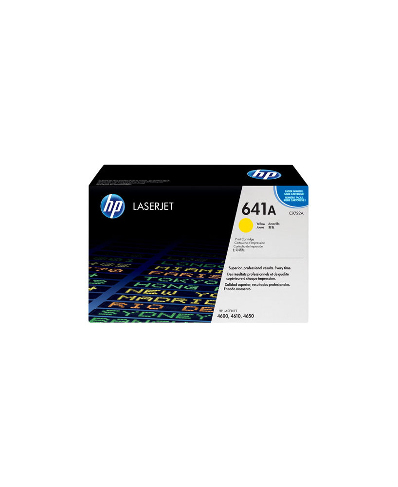 HP 641A Yellow Original LaserJet Toner Cartridge C9722A