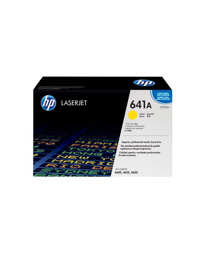 HP 641A Yellow Original LaserJet Toner Cartridge C9722A