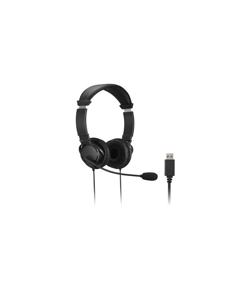 Kensington Hi-Fi Wired Stereo USB-A Headset with Mic and Volume Control K33065WW