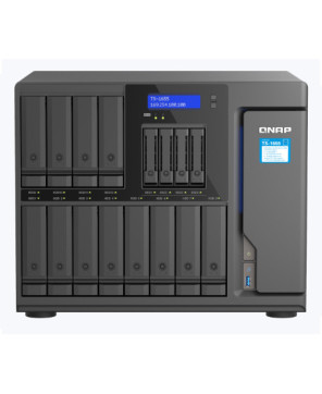 Qnap 12+4 Bay Atom 8-Core 2.8GHz 8GB NAS TS-1655-8G