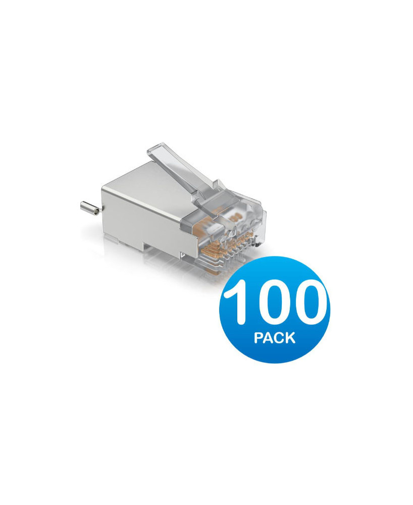 Ubiquiti 100Pcs UISP Sheilded Cable RJ45 Connector UISP-CONNECTOR-SHD 