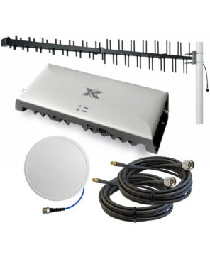 Nextivity CEL-FI GO G41-JE Building Pack with LPDA 698-4000 12/14dBi External and Slim 4G-5G Ceiling Antenna 700-4000 3/5dB1 Internal Antennas RPR-CF-00934