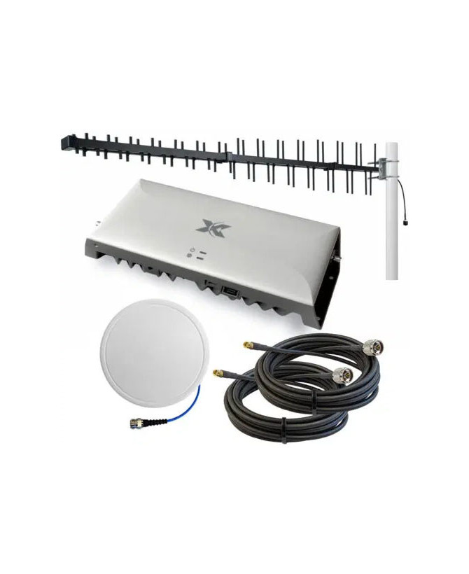 Nextivity CEL-FI GO G41-JE Building Pack with LPDA 698-4000 12/14dBi External and Slim 4G-5G Ceiling Antenna 700-4000 3/5dB1 Internal Antennas RPR-CF-00934