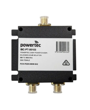 Powertec 2-Way 698-3800MHz RF Power Splitter PCM-PD2-6938.SA2 / IBC-PT-00103