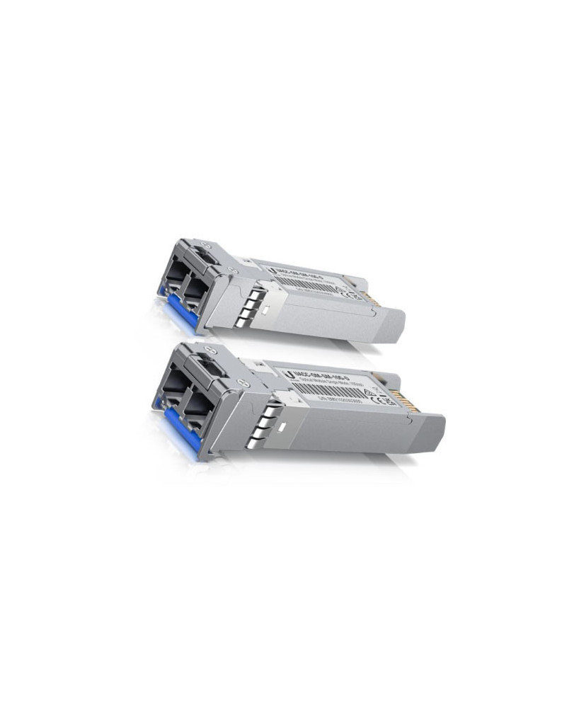 Ubiquiti UFiber 2-Pack 10G SFP+ Single-Mode Fiber Module Transceiver UACC-OM-SM-10G-D-2