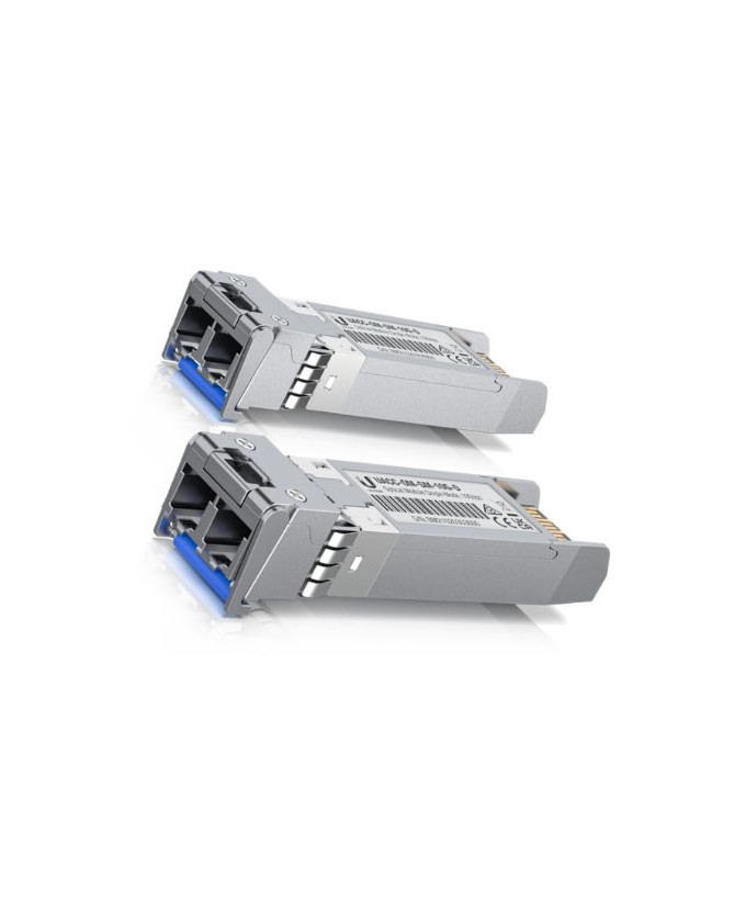 Ubiquiti UFiber 2-Pack 10G SFP+ Single-Mode Fiber Module Transceiver UACC-OM-SM-10G-D-2