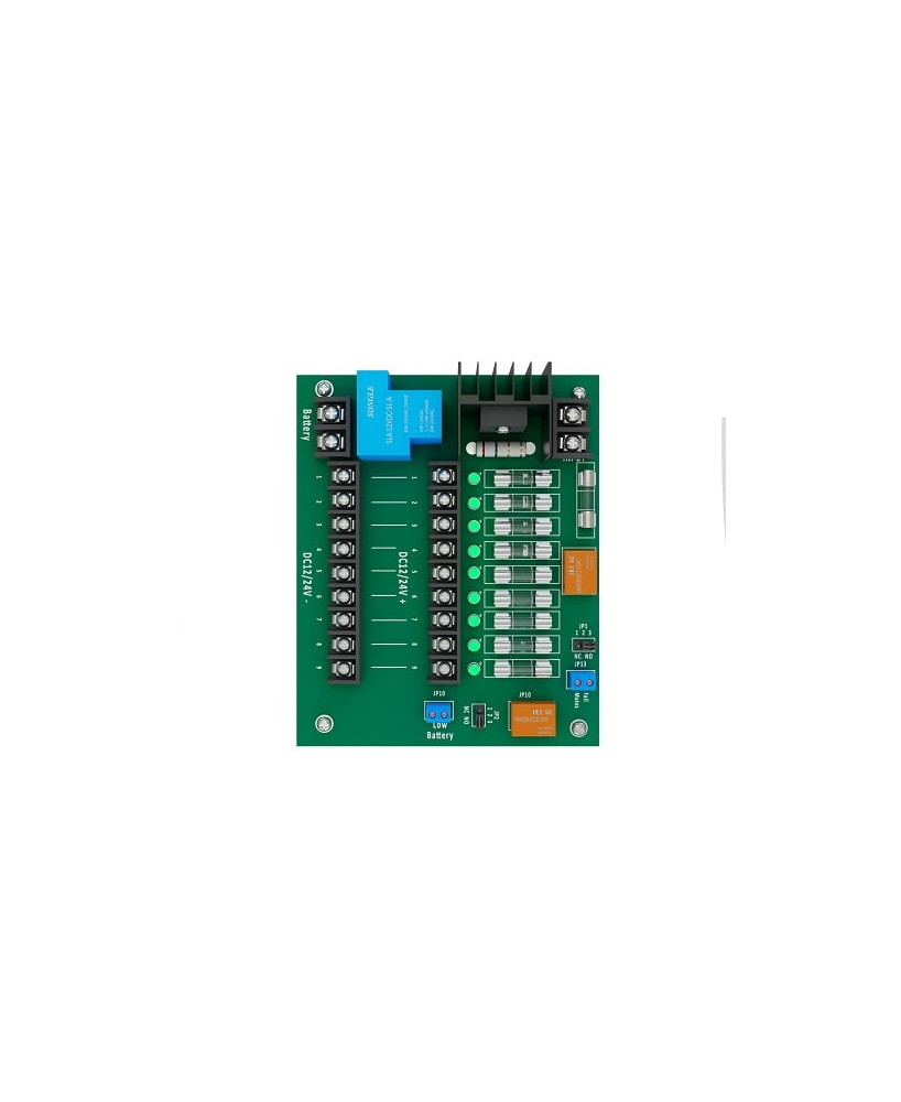 PSS DC Distribution PCB with 1.2A Charger ZP-DC-9WAY-PCB