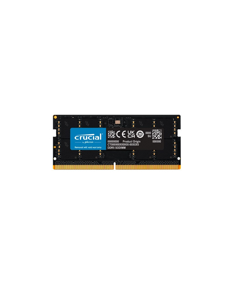 Crucial 32GB DDR5 SODIMM Memory CT32G56C46S5 for Laptop