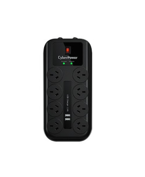 CyberPower 230V AC Surge Suppressor CPSURGE08USB-ANZ