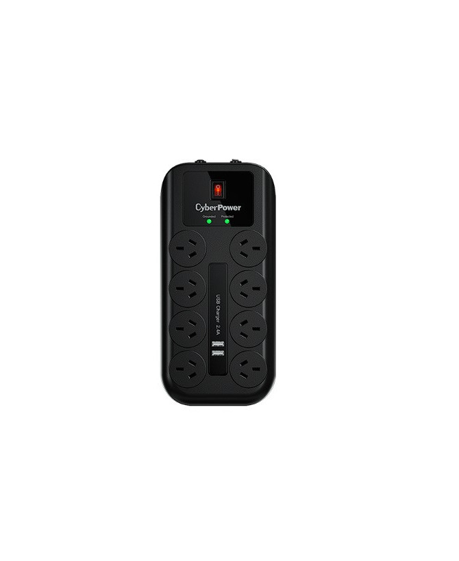 CyberPower 230V AC Surge Suppressor CPSURGE08USB-ANZ