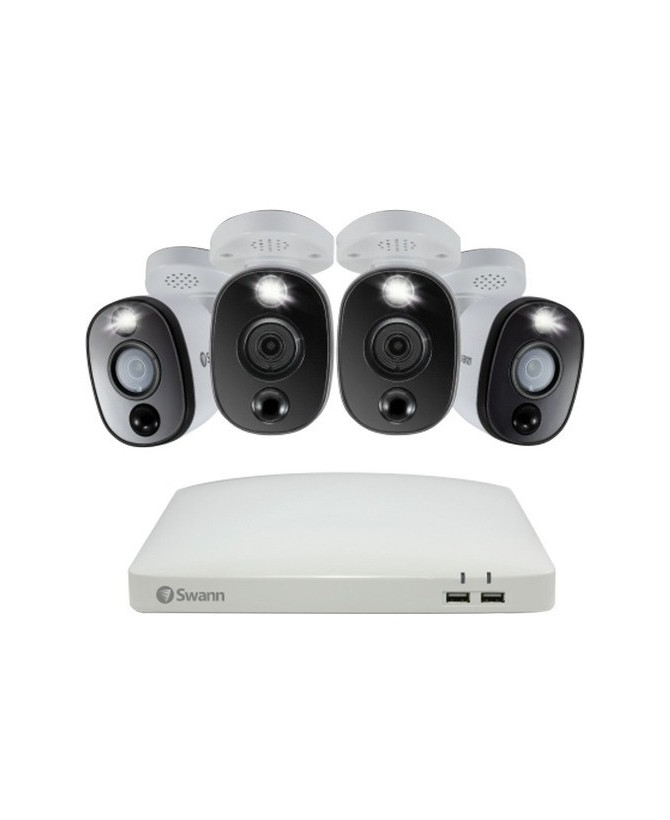 Swann 8MP 4 Channel 4K Ultra HD Video Surveillance System SWDVK-45680W4WL-AU