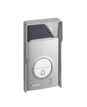 Bticino 2-Wire Linea 3000 Entrance Panel in Grey with Video and Badge Reader 343091