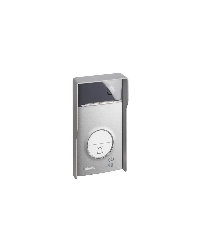 Bticino 2-Wire Linea 3000 Entrance Panel in Grey with Video and Badge Reader 343091