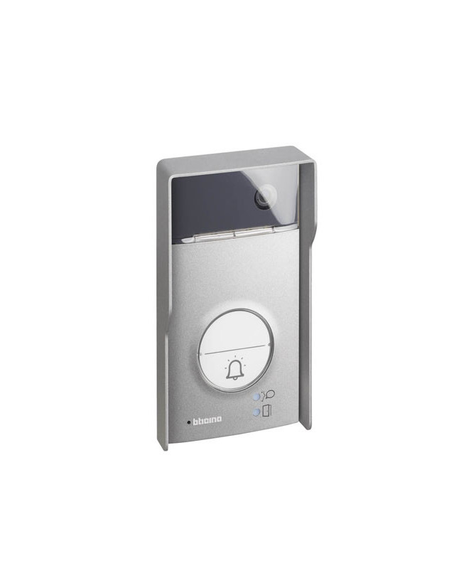 Bticino 2-Wire Linea 3000 Entrance Panel in Grey with Video and Badge Reader 343091