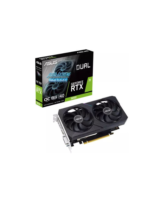 Asus Dual GeForce RTX™ 3050 V2 OC Edition 8GB GDDR6 Graphics Card DUAL-RTX3050-O8G-V2