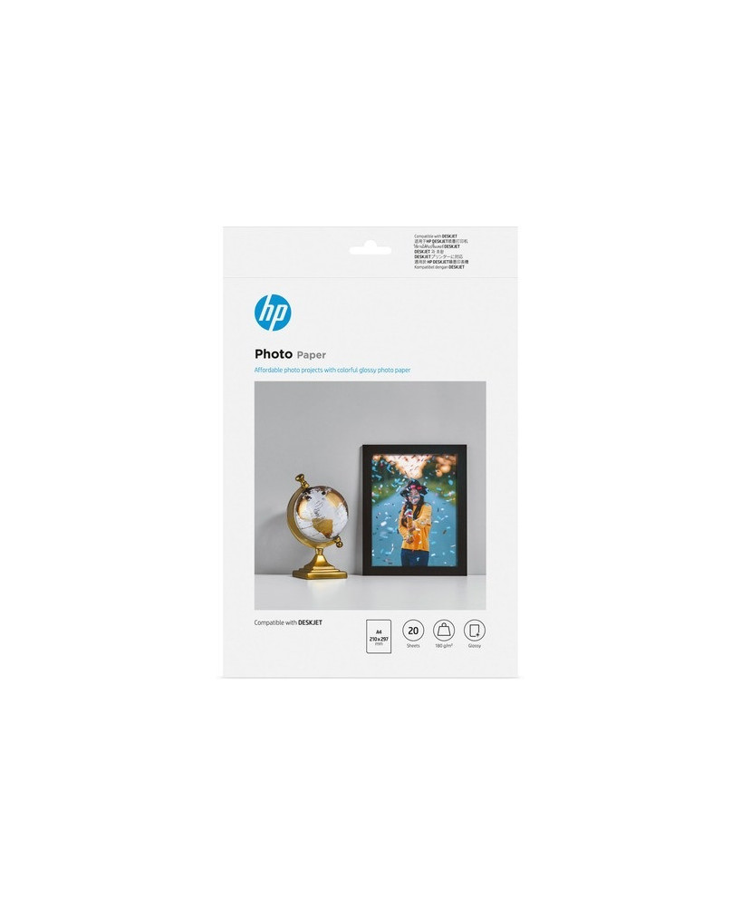 HP 20 Sheet A4 Glossy Advanced Photo Paper 9RR55A