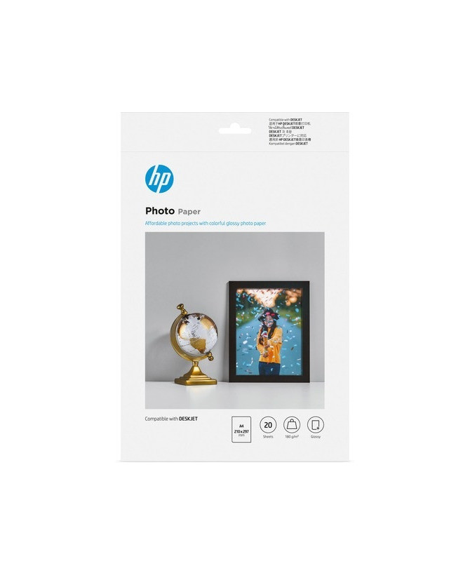 HP 20 Sheet A4 Glossy Advanced Photo Paper 9RR55A