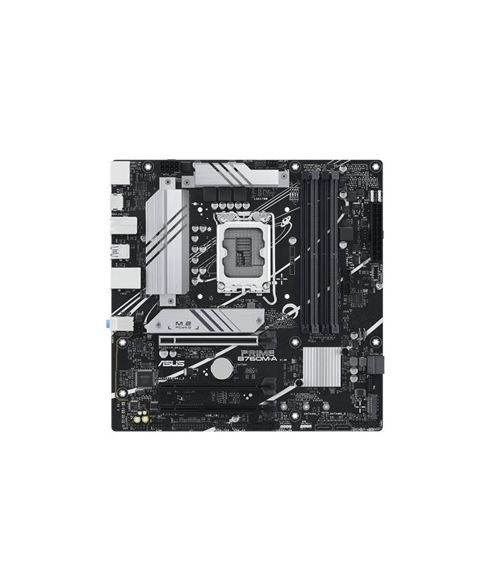 Asus PRIME B760M-A Intel B760 128GB DDR5 SDRAM LGA-1700 Micro ATX Desktop Motherboard