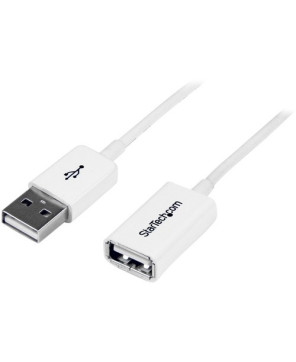 Startech 1M USB 2.0 A to A Data Transfer Cable in White USBEXTPAA1MW