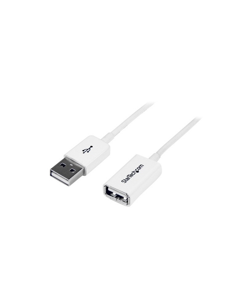 Startech 1M USB 2.0 A to A Data Transfer Cable in White USBEXTPAA1MW