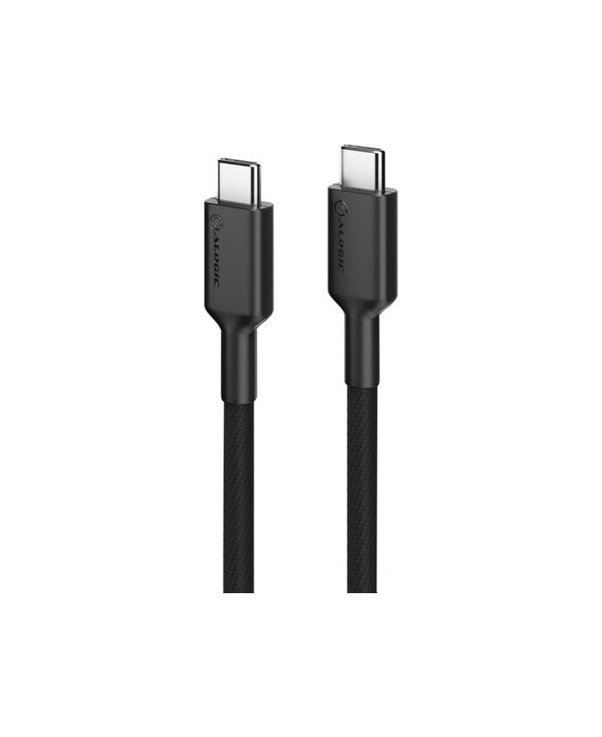 Alogic 1M Elements Pro USB 2.0 USB-C to USB-C Data Transfer Cable in Black ELPCC201-BK