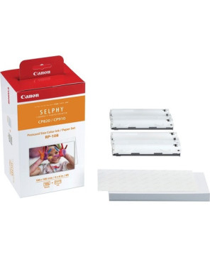 Canon RP108 Original High Yield Dye Sublimation Ribbon for SELPHY CP Series Printers