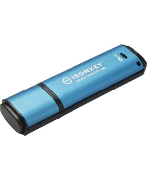 Kingston IronKey Vault Privacy 50 Series 32GB USB 3.2 Flash Drive in Blue IKVP50/32GB