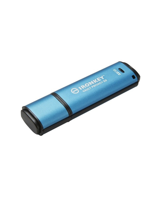 Kingston IronKey Vault Privacy 50 Series 32GB USB 3.2 Flash Drive in Blue IKVP50/32GB