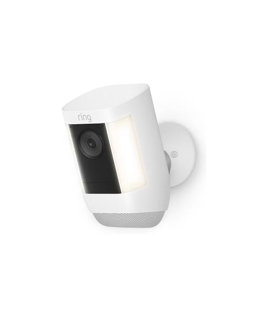 Ring Spotlight Cam Pro Wireless Battery Surveillance Camera In White B09DRX62ZV-DAS