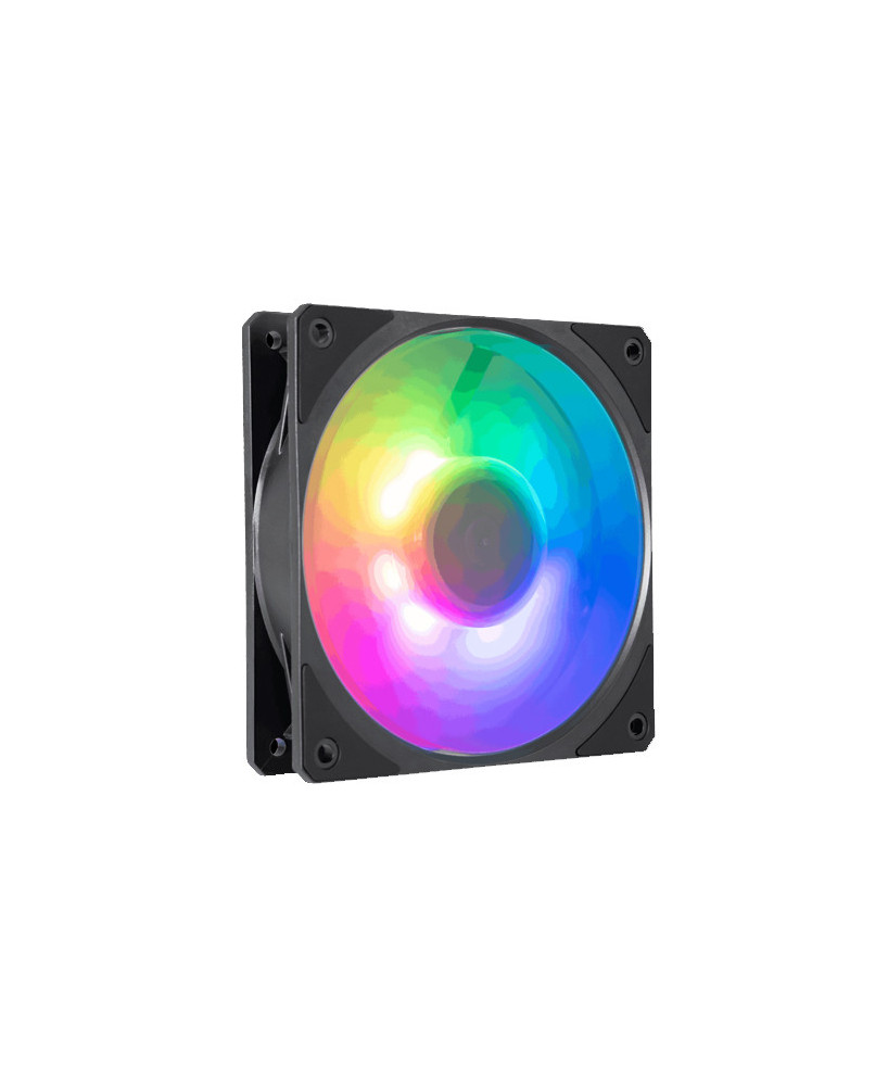 Cooler Master Mobius 120P ARGB Case Fan Black Edition with 120MM, RBD, Oil Reflow Bearing System, Air Vents MFZ-M2DN-24NP2-R1 