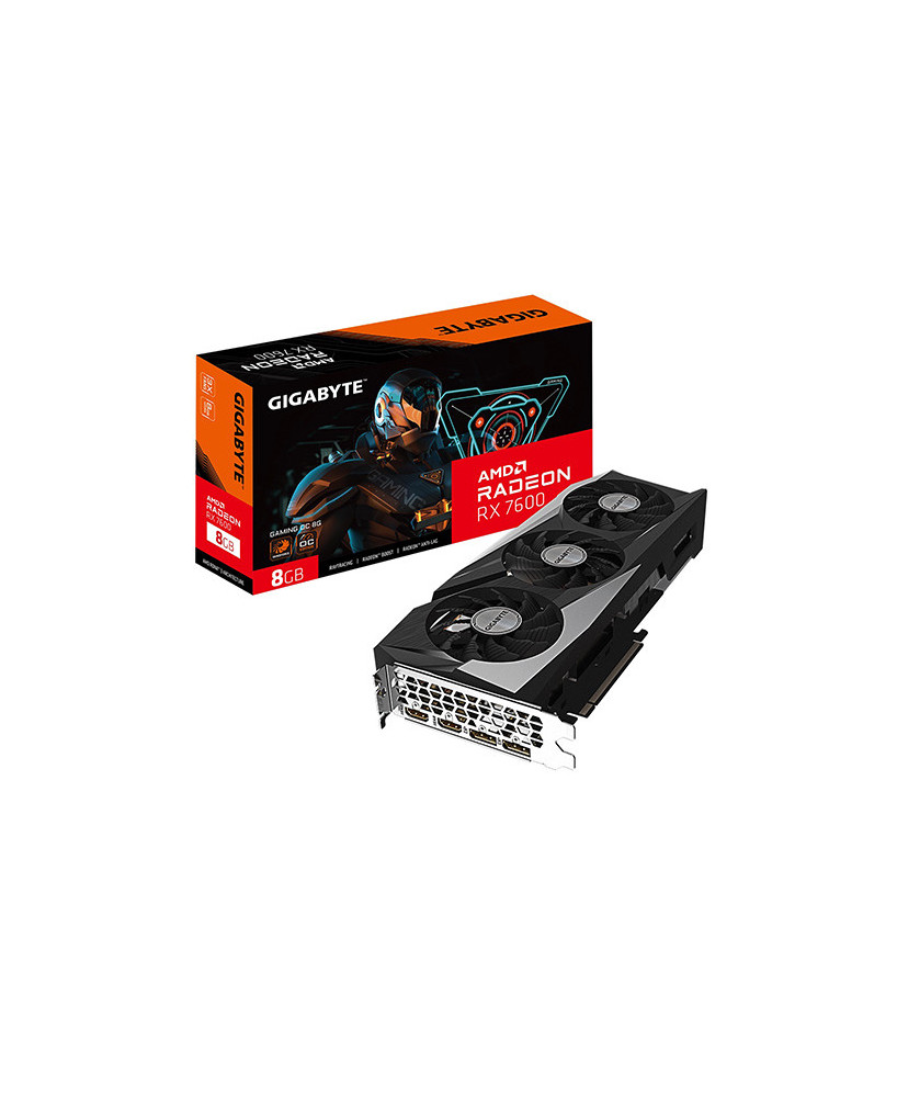 Gigabyte AMD Radeon RX 7600 GAMING OC 8G 1.0 Video Card GV-R76GAMING OC-8GD 1.0