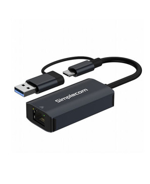 Simplecom USB-C and USB-A to Gigabit Ethernet Adapter NU315