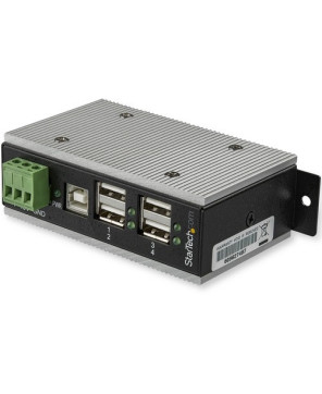 Startech HB20A4AME 4-Port Industrial USB 2.0 Hub with ESD Protection and 350W Surge Protection