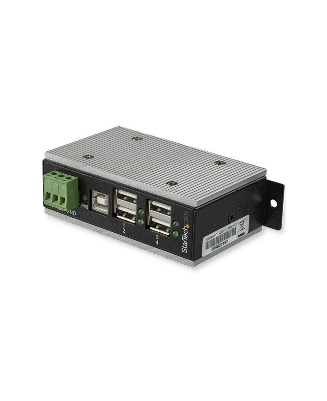 Startech HB20A4AME 4-Port Industrial USB 2.0 Hub with ESD Protection and 350W Surge Protection