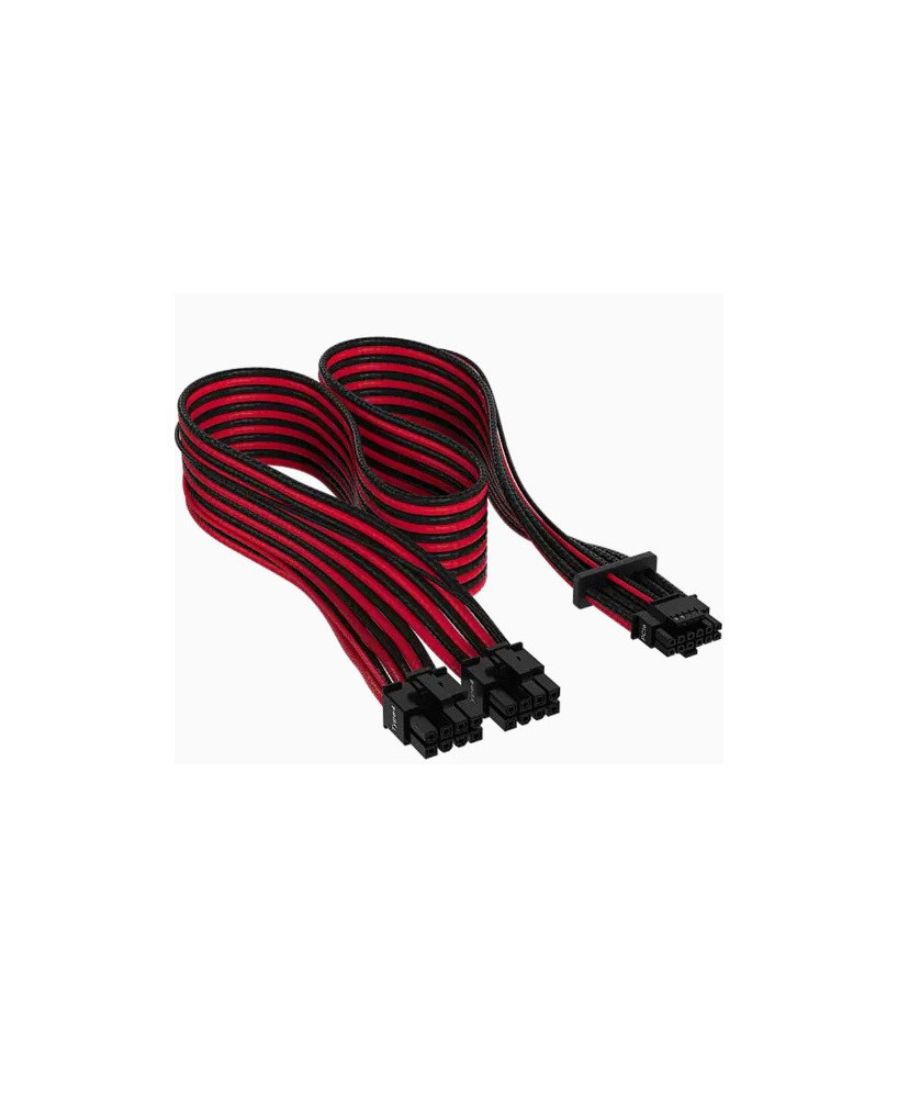 Corsair Premium Individually Sleeved PCIe Gen 5 Type-4 Cable CP-8920334 in Red-Black