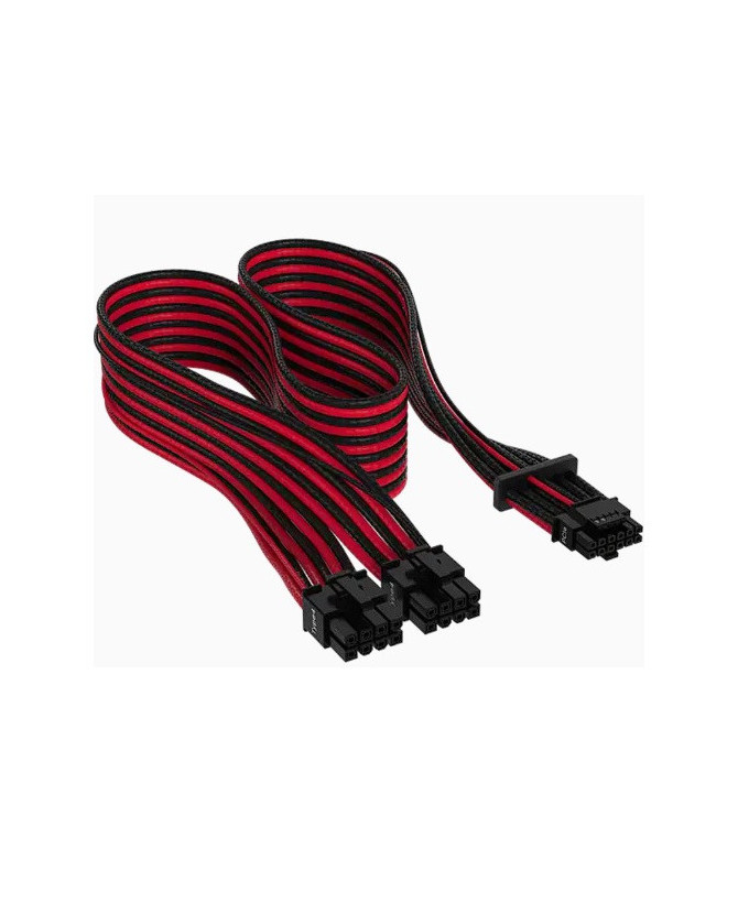 Corsair Premium Individually Sleeved PCIe Gen 5 Type-4 Cable CP-8920334 in Red-Black