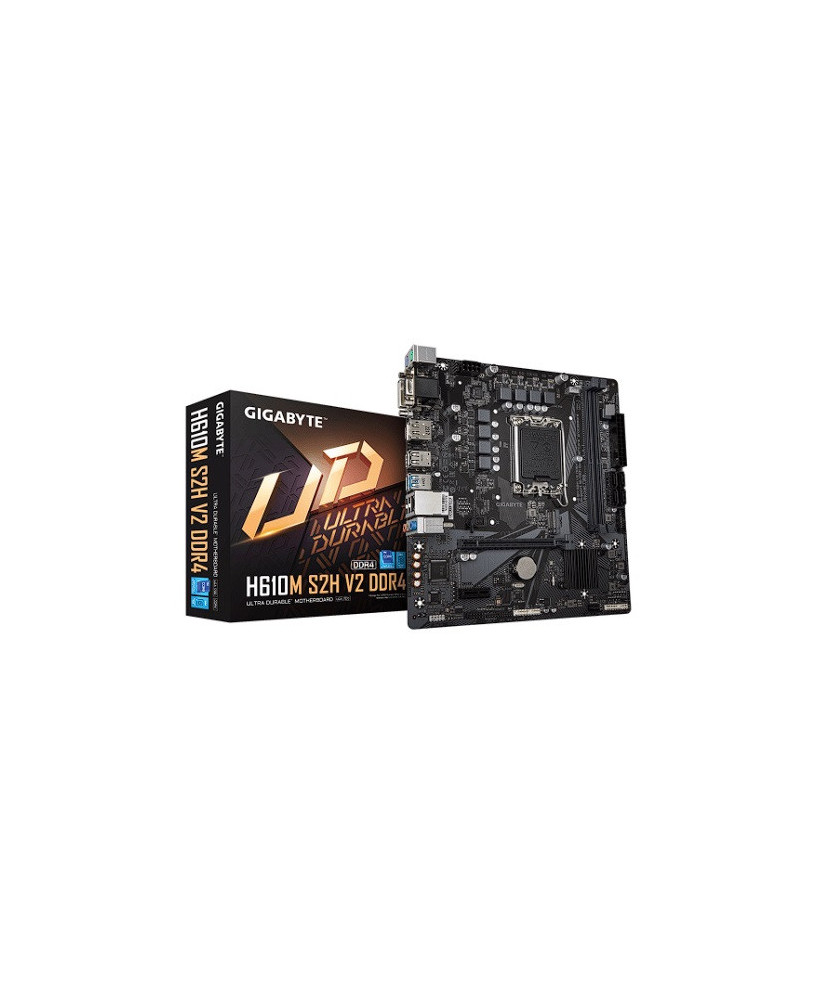 Gigabyte H610M S2H V2 DDR4 1.0 Intel LGA 1700 DDR4 mATX Motherboard