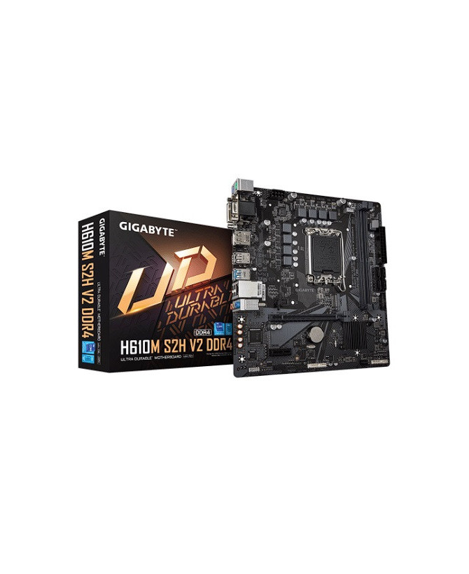 Gigabyte H610M S2H V2 DDR4 1.0 Intel LGA 1700 DDR4 mATX Motherboard