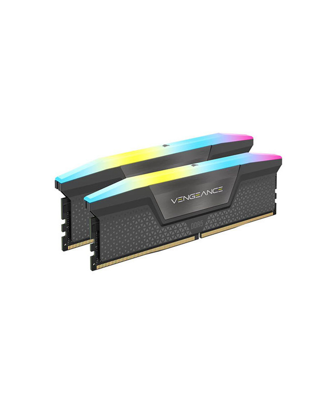 Corsair VENGEANCE RGB 32GB (2x16GB) DDR5 DRAM 5200MT/s CL40 AMD EXPO Memory Kit CMH32GX5M2B5200Z40K